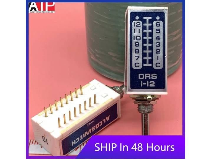 1 pièces DRS1-12 commutateur d'encodage 12 potentiomètre sélecteur authentique inventaire ponctuel d'origine