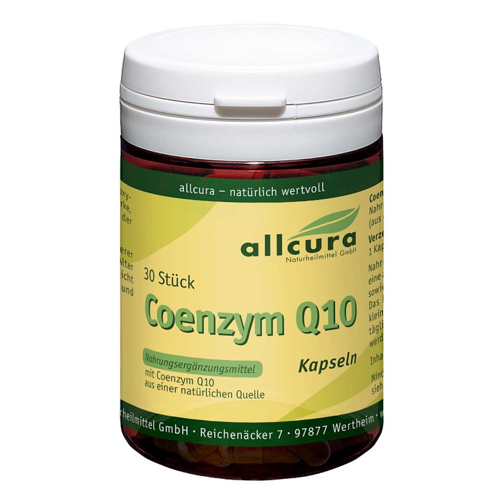 allcura Naturheilmittel GmbH Coenzym Q10 Kapseln a 200 mg 16739575