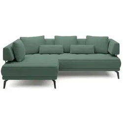 Ecksofa Giotto Stoff Grün
