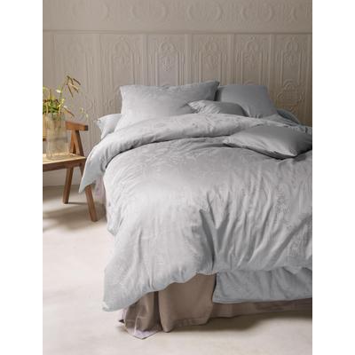 Bettwäsche IRISETTE "Rio 8643", grau, B/L: 155cm x 220cm, 1 Stk., 1 Stk., Satin, B/L: 80cm x 80cm, 2, Satin, Obermaterial: 100% Baumwolle, Bettwäsche, Bettwäsche, Seidig glänzend, gewebtes Muster, hochwertig