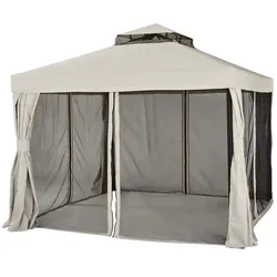 Pavillon  Sahara , beige , Maße (cm): B: 300 H: 280 T: 300.0