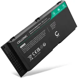 Cellonic Akku für Dell Precision M4700, M6600, M4600, P10E, M6700, P22F, P21F, P13F (6600 mAh), Notebook Akku, Schwarz