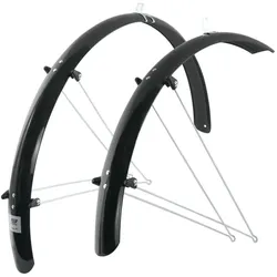 Force 48 Aluflex 28'' Trekking Schutzbleche + Stangen silber