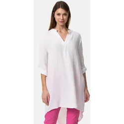 PM SELECTED Damen Longbluse Romantische Musselin Oversized Tunika in Einheitsgröße PM10