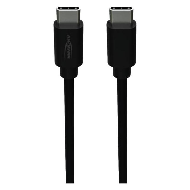 Ansmann Handy Kabel (1x USB-C - 1x USB-C) 200 cm USB-C (2 m, 60 W) (1700-0208)