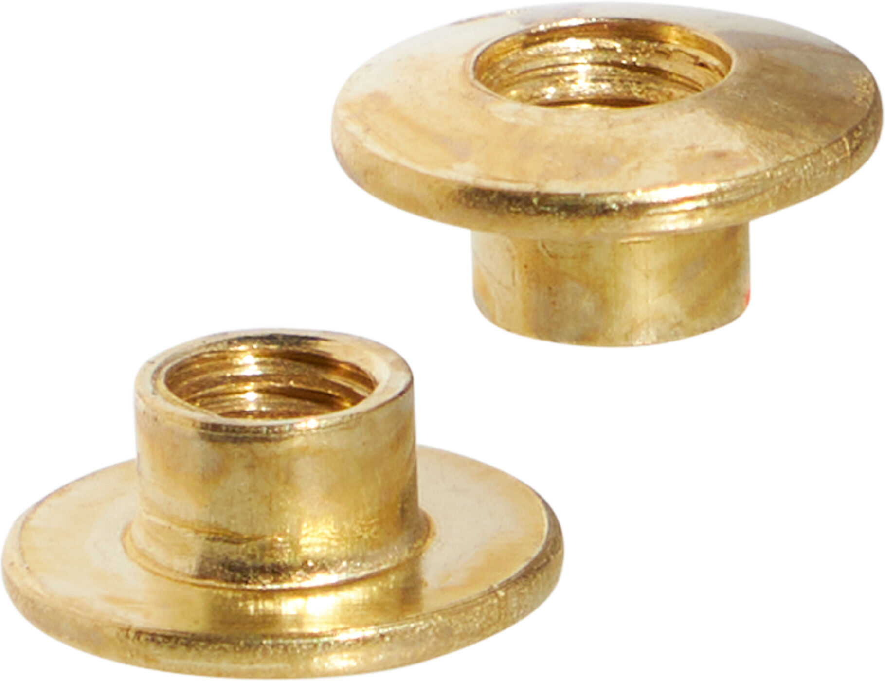 SPRINTIS 100 Unités - Vis de reliure, laitonné écrou avec trou, vis fendue   3 mm, métal, or