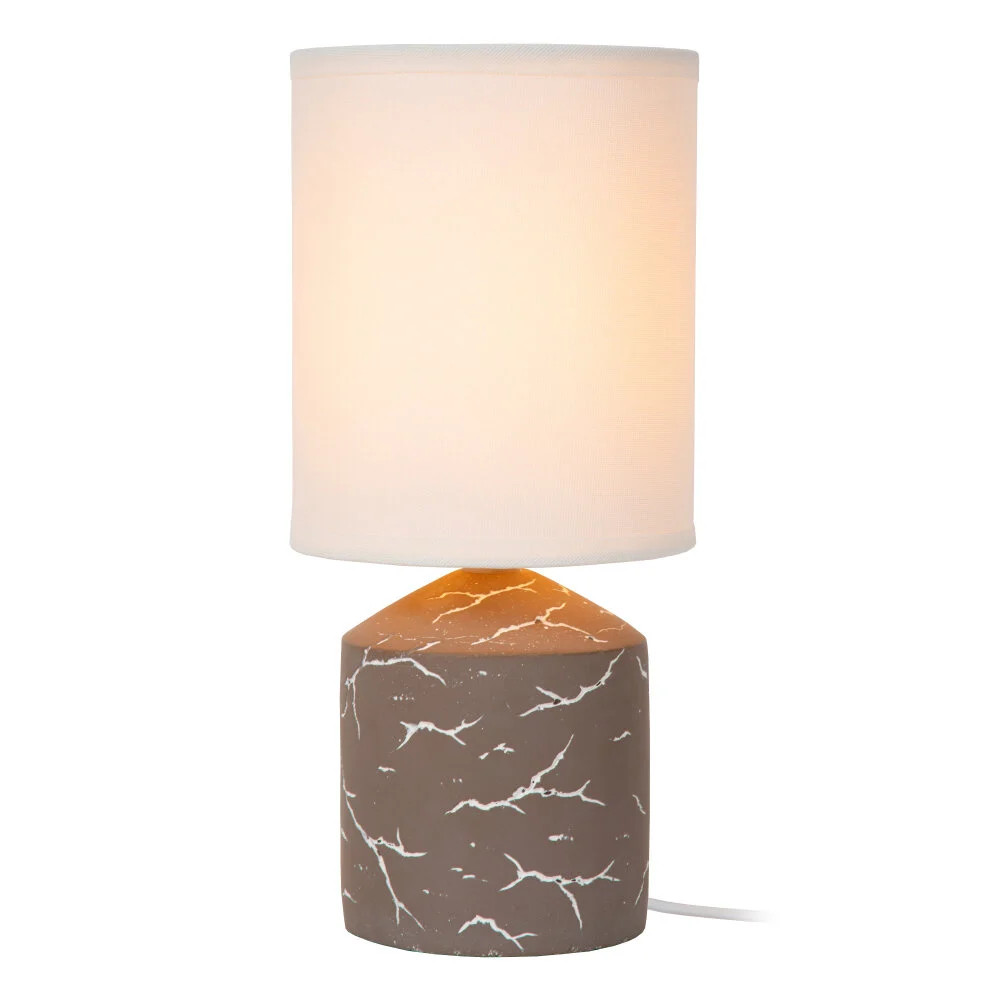 Lucide FRAN Tafellamp Taupe Ø 13 cm E14