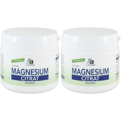 Magnesiumcitrat Pulver 2x 2x350 g