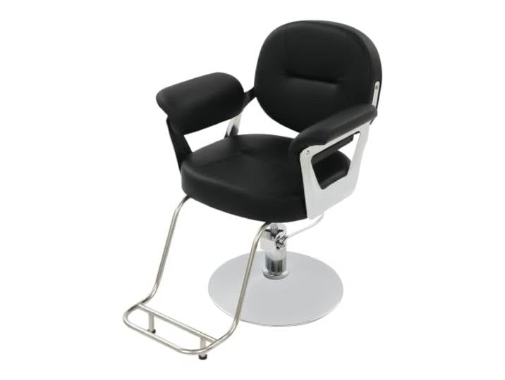 Steeviuzj Hydraulischer Friseurstuhl, 360° Drehbarer Barber Stuhl bis 200KG Höhenverstellbar Friseureinrichtung, Frisörstuhl Friseureinrichtung für Friseursalons Friseurläden, 82-92cm