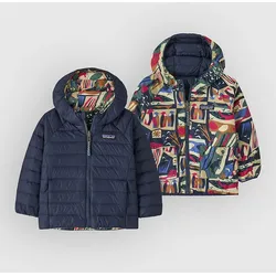 Patagonia Reversible Down Kids Jacke lets chat / new navy Gr. M18