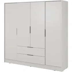 DREHTÜRENSCHRANK CATERINA 206/200/51 cm 4-türig Kaschmir