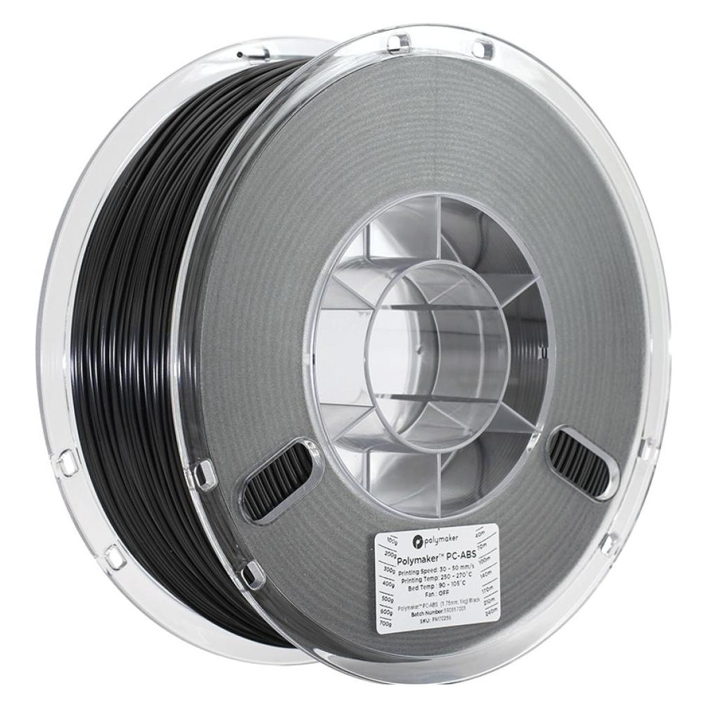 Polymaker PC-ABS Black 1.75mm 1kg (ABS, 1000 g, 1.75 mm) (PC04001)