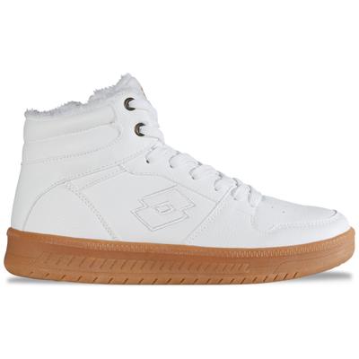 Sneaker LOTTO, Herren, Gr. 39, weiß, Kunstfaser, Synthetik, unifarben, Schuhe Sneaker, - mit kuschelig weichem Wohlfühlfutter