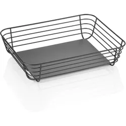 WAS Germany - GN Buffetkorb 1/2 STEELNEST, Höhe 8 cm, pulverbeschichtet, Metall