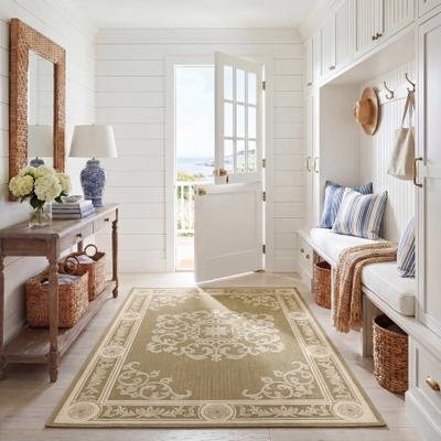 SAFAVIEH Courtyard Rochelle Indoor/ Outdoor Waterproof Patio Backyard Rug