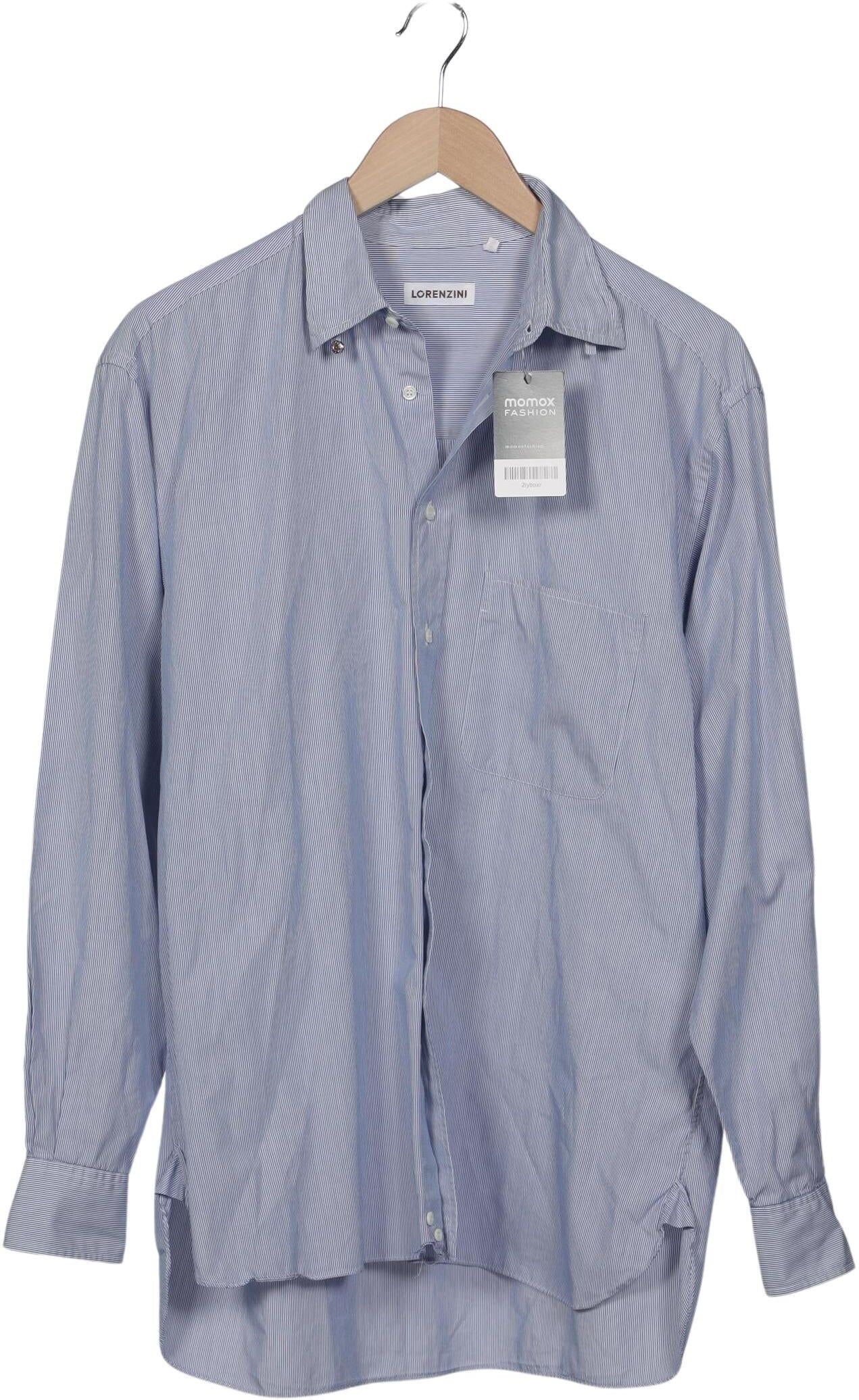 Lorenzini Herren Hemd, Hellblau, Gr. 40, Baumwolle - Second Hand