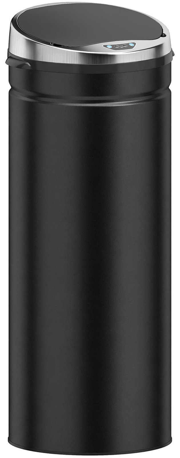 HOMCOM Sensorprullenbak 50L, Elektrische automatische afvalbak met deksel