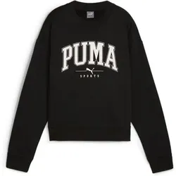 PUMA Damen Sweatshirt SQUAD Crew FL, Größe XS in Schwarz Schwarz
