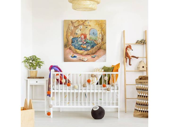 Tableau déco Frida I 30 x 30cm Multicolore