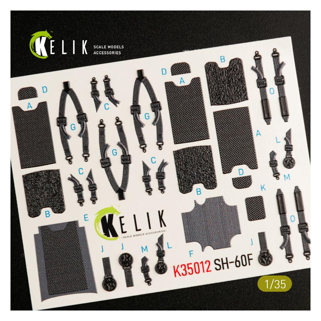Kelik SH-60F Ocean Hawk interior 3D decals for Kitty Hawk / Zimimodel kit (K35012)