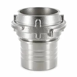 TW-Vaterkupplung Typ VK mit Rillenstutzen für Klemmschaleneinband Edelstahl 1.4408 - 3" DN80 x 76mm Stutzen