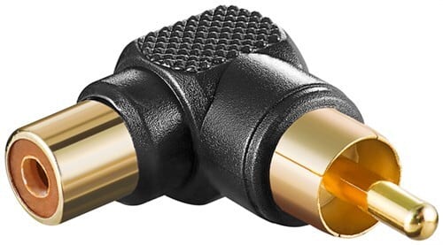 Goobay Cinch-winkeladapter zwart
