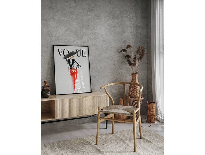 Bild Vogue Buche Massiv, lackiert Acrylglas Multicolor 52 x 62cm