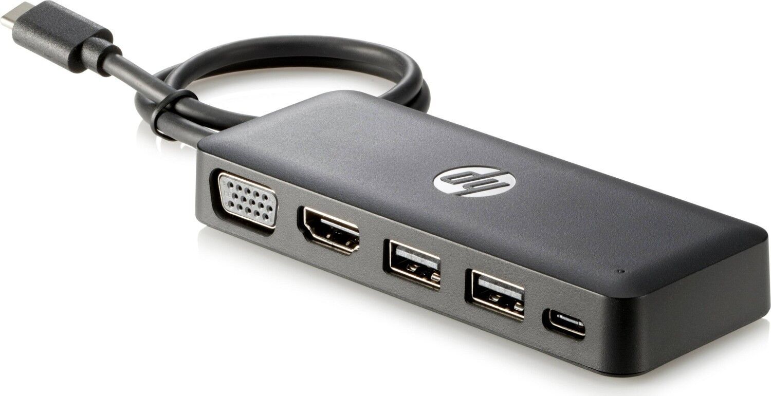 HP Hub USB-C de voyage   sans adaptateur secteur - Refurbished