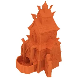 Feldherr Fates End Dice Tower: Valkyrie, orange (Kunststoff)