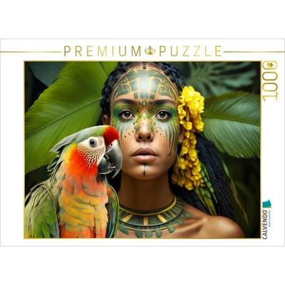CALVENDO Puzzle Junge Frau | 1000 Teile Lege-Größe 64x48cm Foto-Puzzle für glückliche Stunden