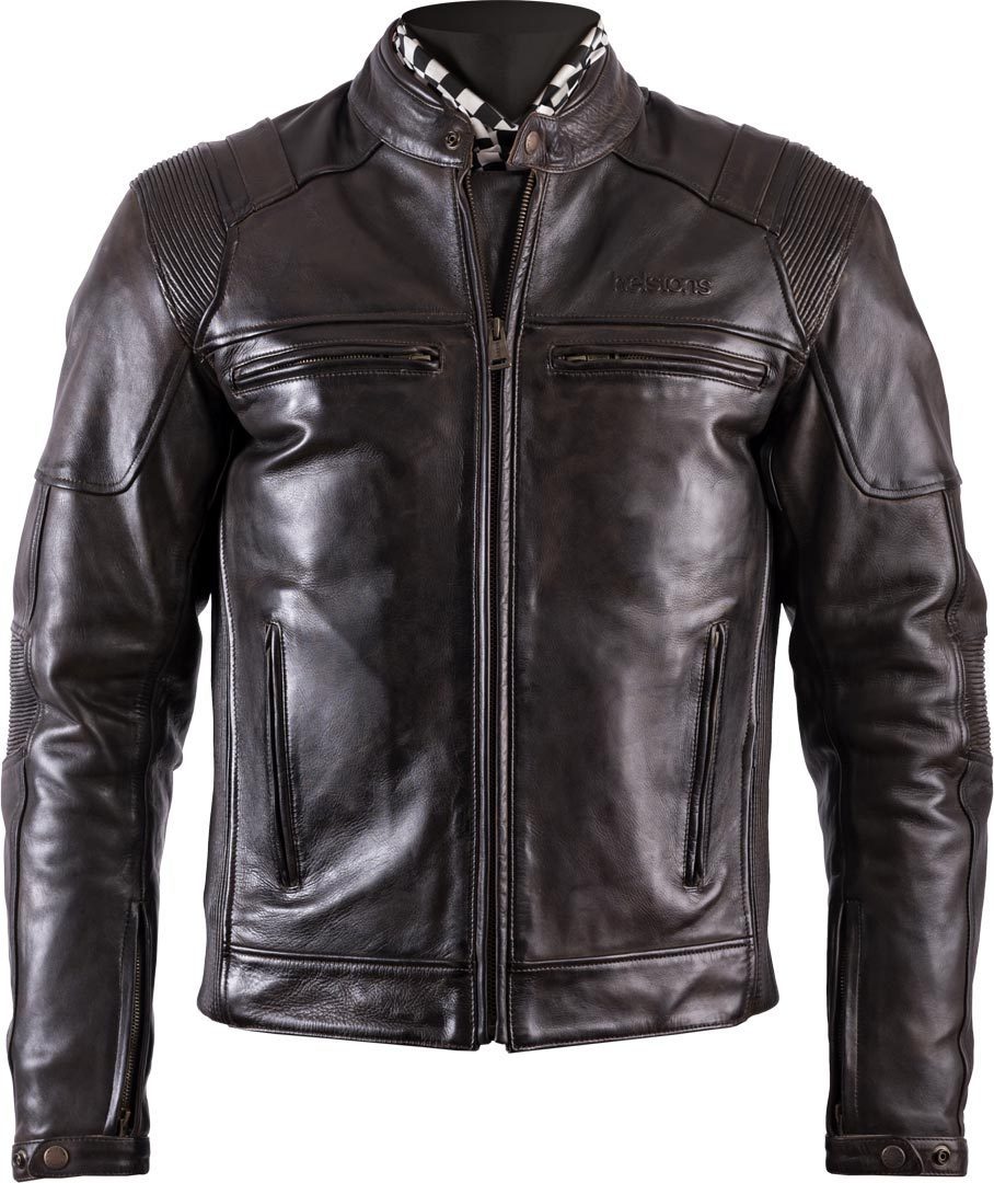 Helstons Trust Motorrad Lederjacke 20160148-Marron-S