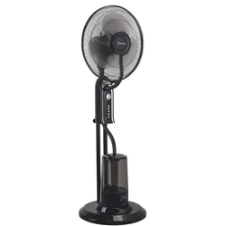 Nebelventilator Ninove 75W mit Wassernebel Schwarz in.tec
