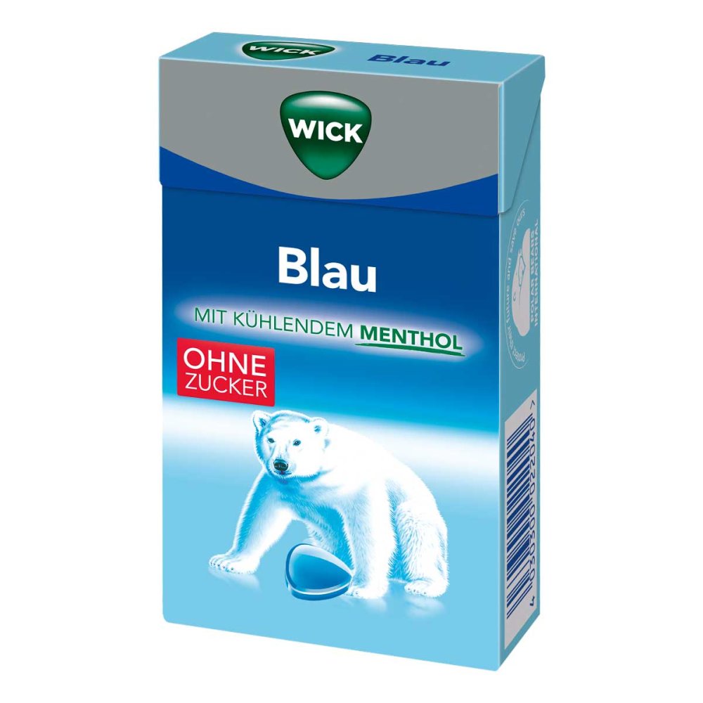 Dallmann's Pharma Candy GmbH Wick Blau Menthol Bonbons ohne Zucker Clickbox 12595346