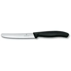 Victorinox Knife Set with serrated edge 6pcs 11cm black Schwarz 6 7833 6 Victorinox7833 Victorinox 7833 (6.7833.6)