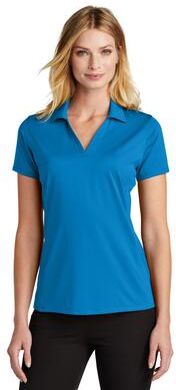 Port Authority LK398 Women's Performance Staff Polo Shirt in Brilliant Blue size 3XL   Polyester