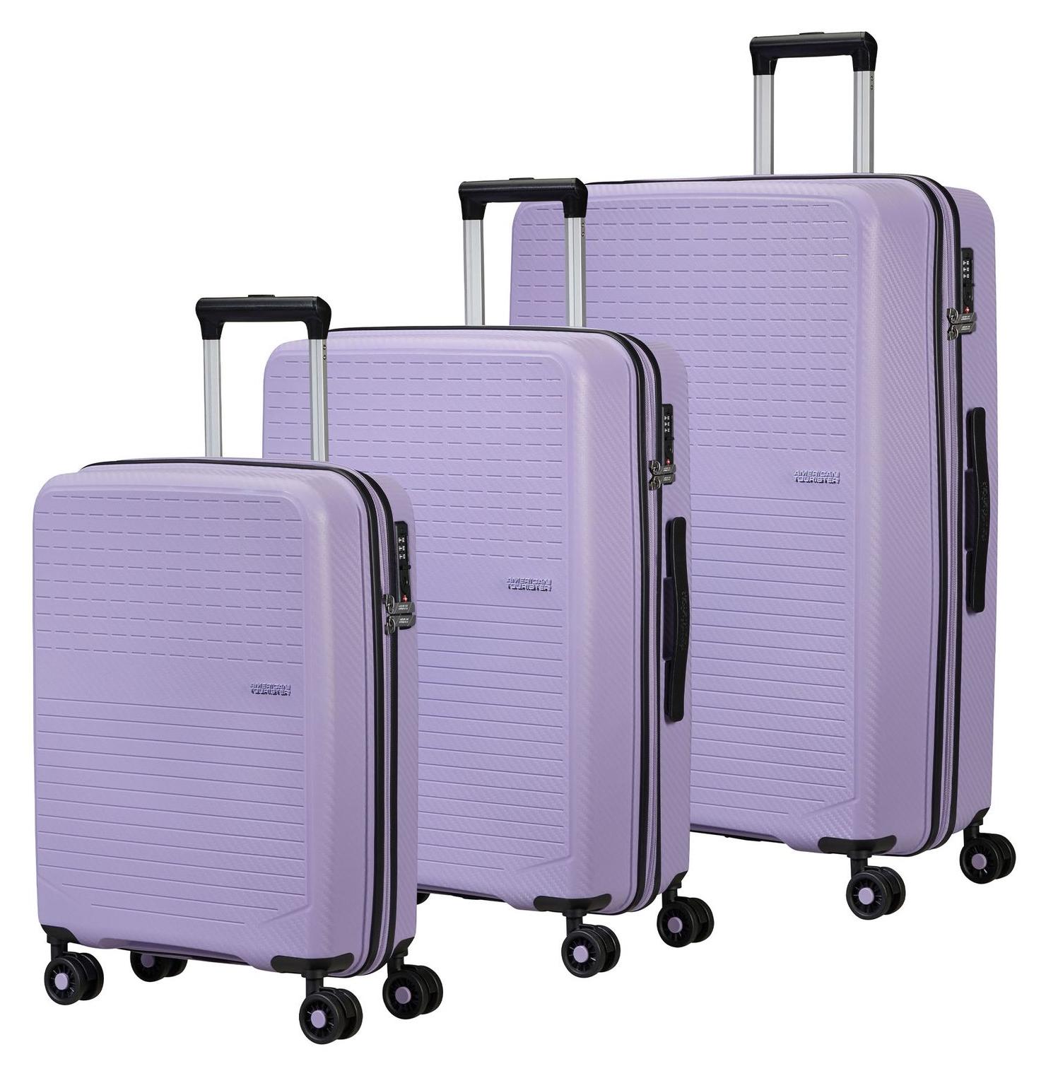 American Tourister Trolley Summer Hit 3 PC Set A Digital Lavender flieder 76cm