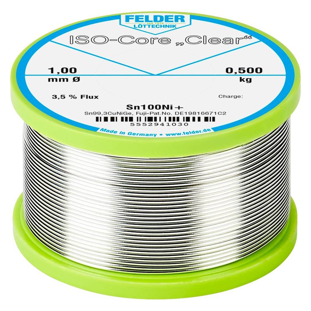 Felder Lottechnik ISO-Core Clear Sn100Ni+ (Lötzinn) (5552941030)