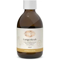 Lungenkraft mit Haselstrauchknospen und Eukalyptus Sirup