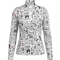 KRIMSON KLOVER Baselayer Graffiti Top, Größe S in Schwarz Schwarz