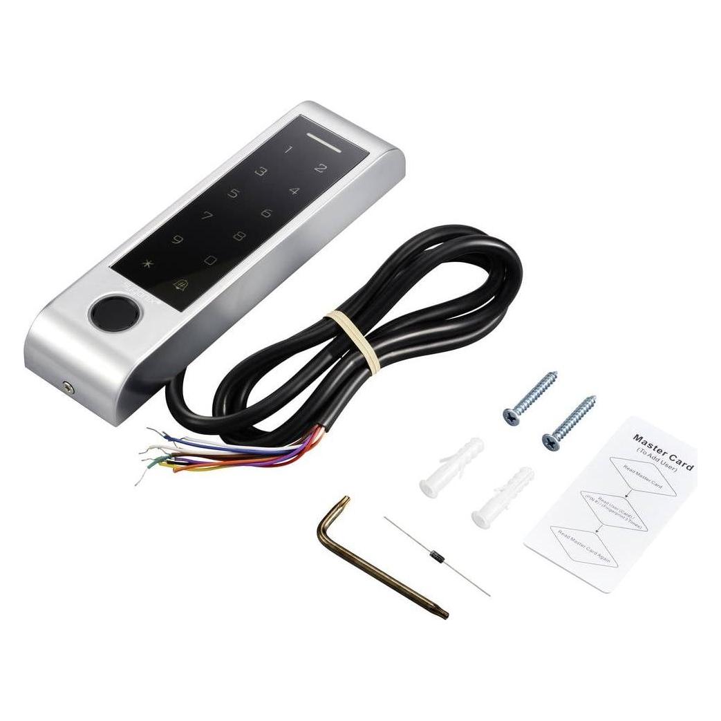 Sygonix SY-6121662 Fingerprint/RFID Zugangssystem Oberflächenmontage 12 V/DC, 1 (Fingerabdruck) (SY-6121662)