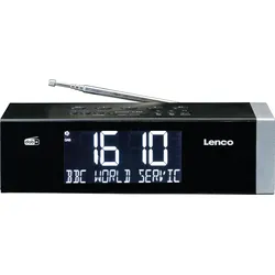 LENCO CR-640BK - DAB+/UKW Radiowecker, LCD-Display, Bluetooth