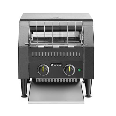 HENDI Durchlauf-Toaster, doppelt, Schwarz, 230V/2240W, 418x368x(H)415mm