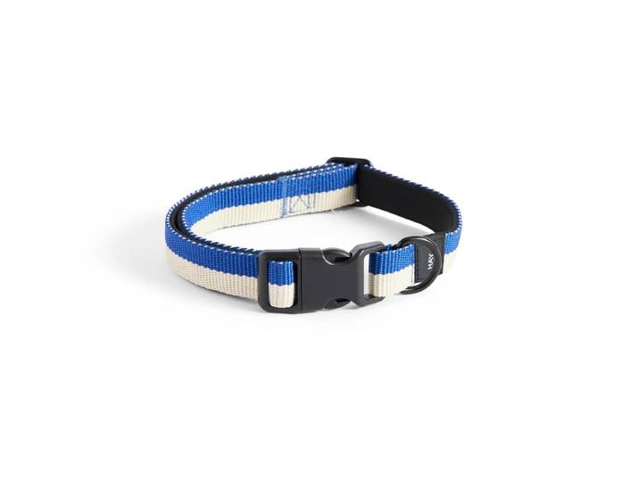 HAY - Dogs Hundehalsband, S/M blau / off-white