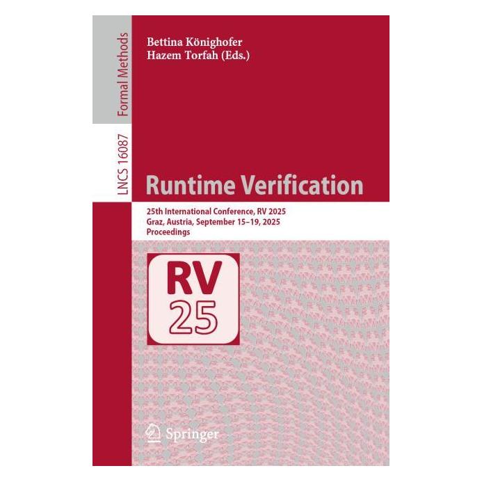 Springer Runtime Verification (Englisch, Softcover, Bettina Könighofer, Hazem Torfah) (60950223)