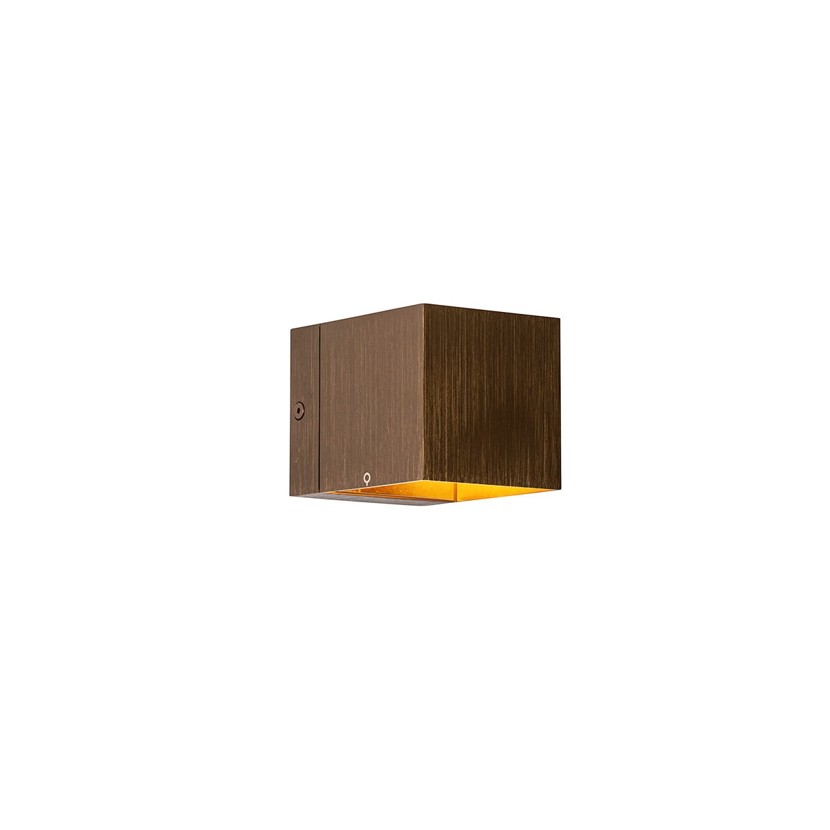 Qazqa Moderne Wandlamp Step - Brons - Dimbaar