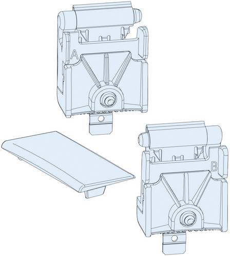Schneider Electric PrismaSeT-P, Frontplattenscharnier-Set Inhalt: 1St.