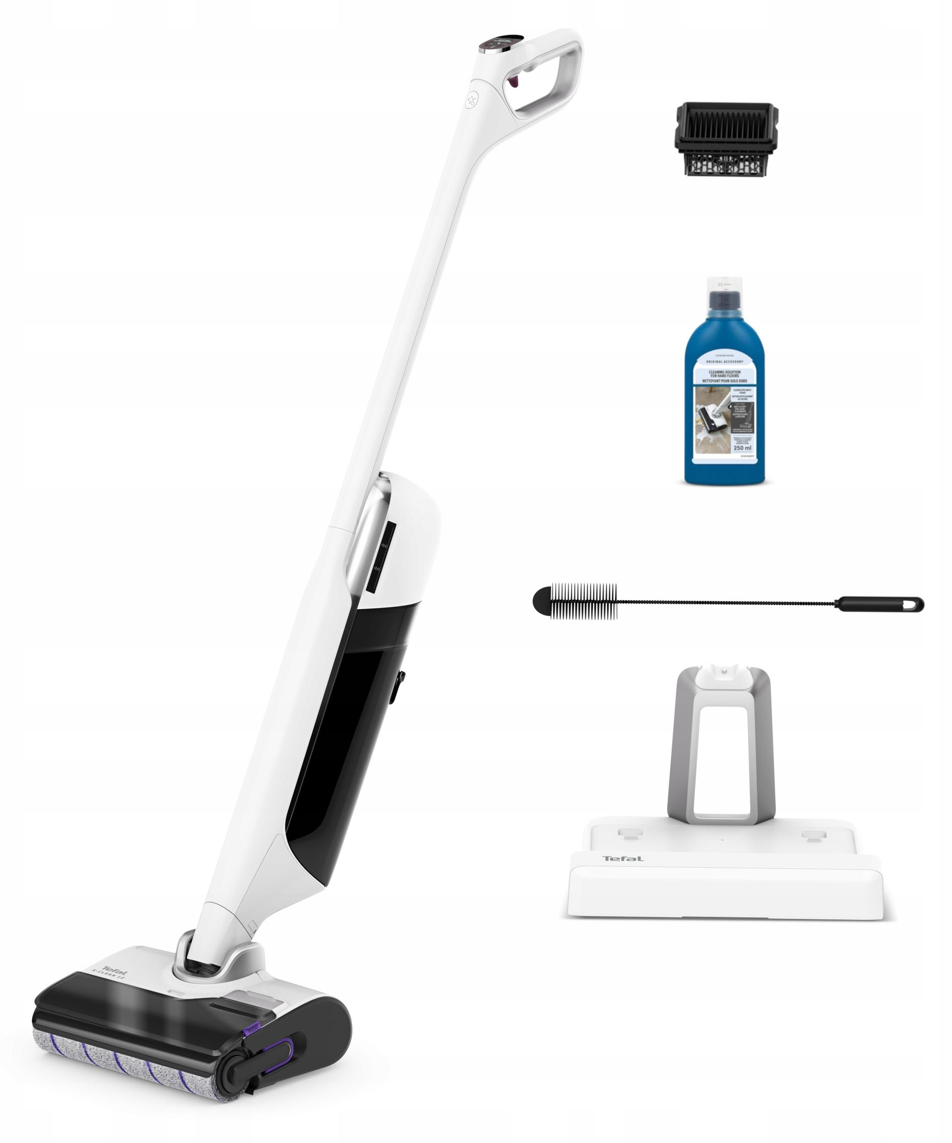 Tefal X-Clean 12 GF7257 Akku-Nass-Trockensauger, 0,72 l, Selbsttrocknung, weiß