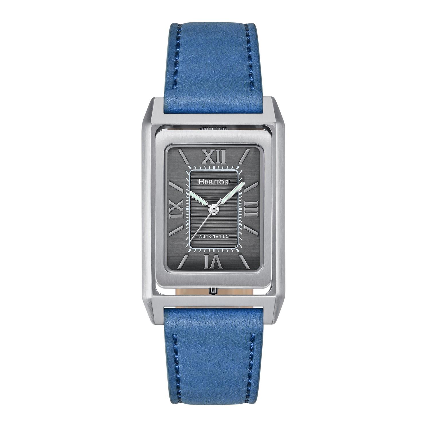 Heritor Automatic Esteban Horloge met Leren Band