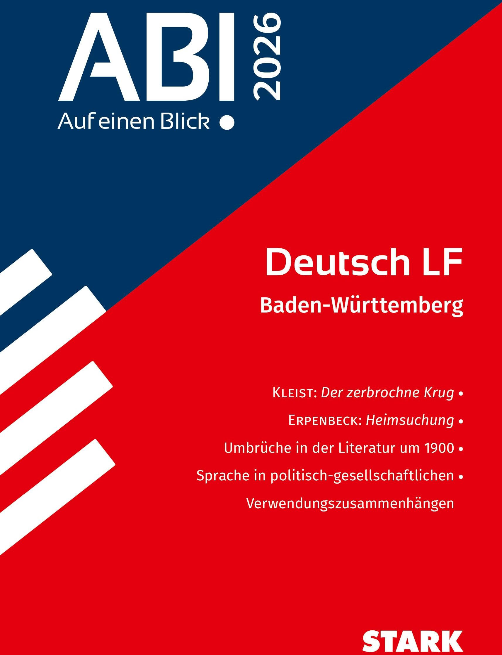 STARK Deutsch - Abi - Auf einen Blick! 2026 BW (Skripte / Abi - Auf einen Blick!) - Preis vom 09.10.2026 07:28:09 h