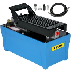 VEVOR 0,85L Lufthydraulikpumpe, 8,04 kg Pneumatische Hydraulische Fußpumpe 4,54 t, hydraulische Luftpumpe,,Hydraulische Fußpumpe,Kreiselpumpe Autoreparatur Blau